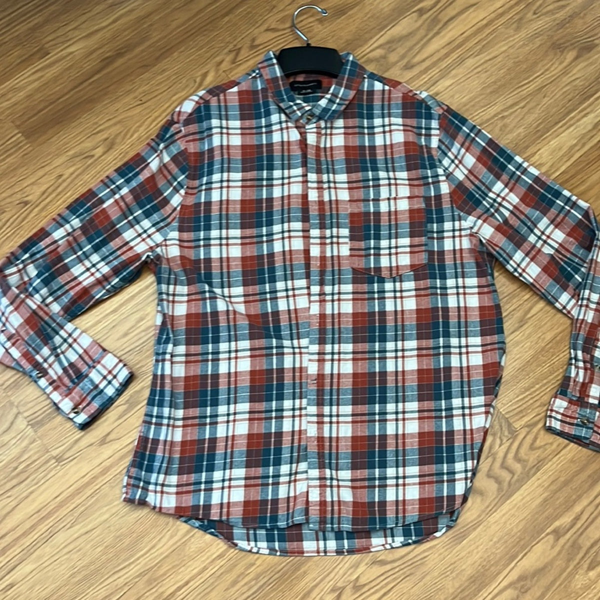 Coors Beer Flannel Shirt upcycled unisex Size XL