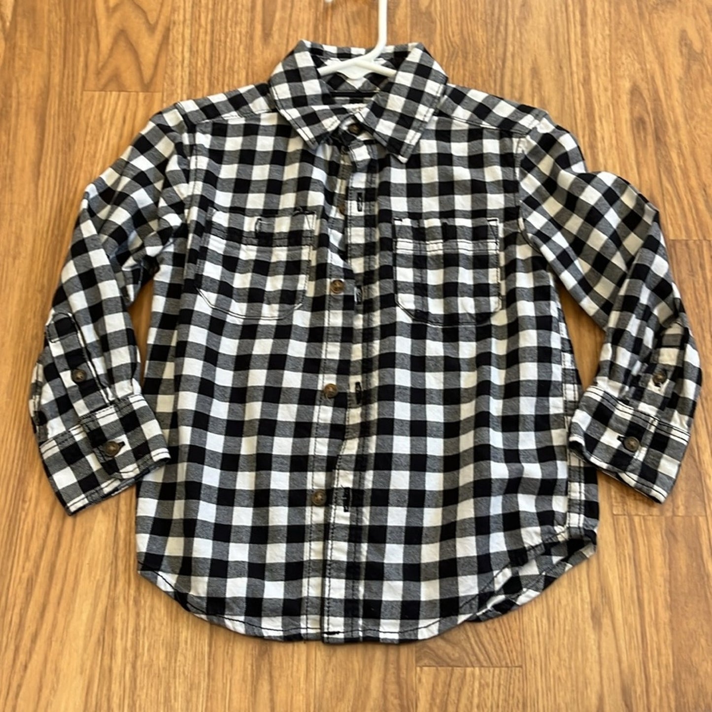 Las Vegas Raiders Football NFL Flannel Shirt upcycled Size 3T