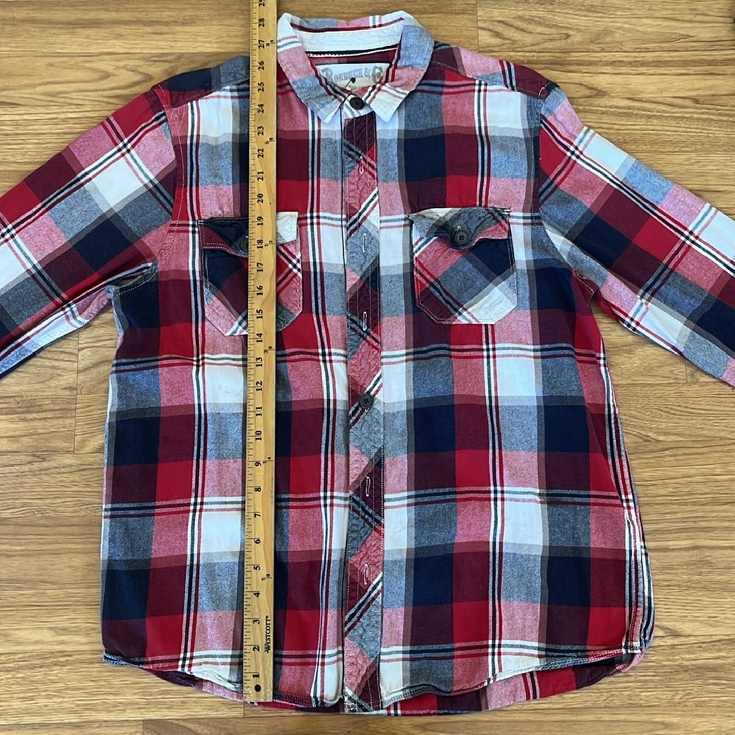 Los Angeles Clippers Flannel Shirt upcycled unisex Size Large L