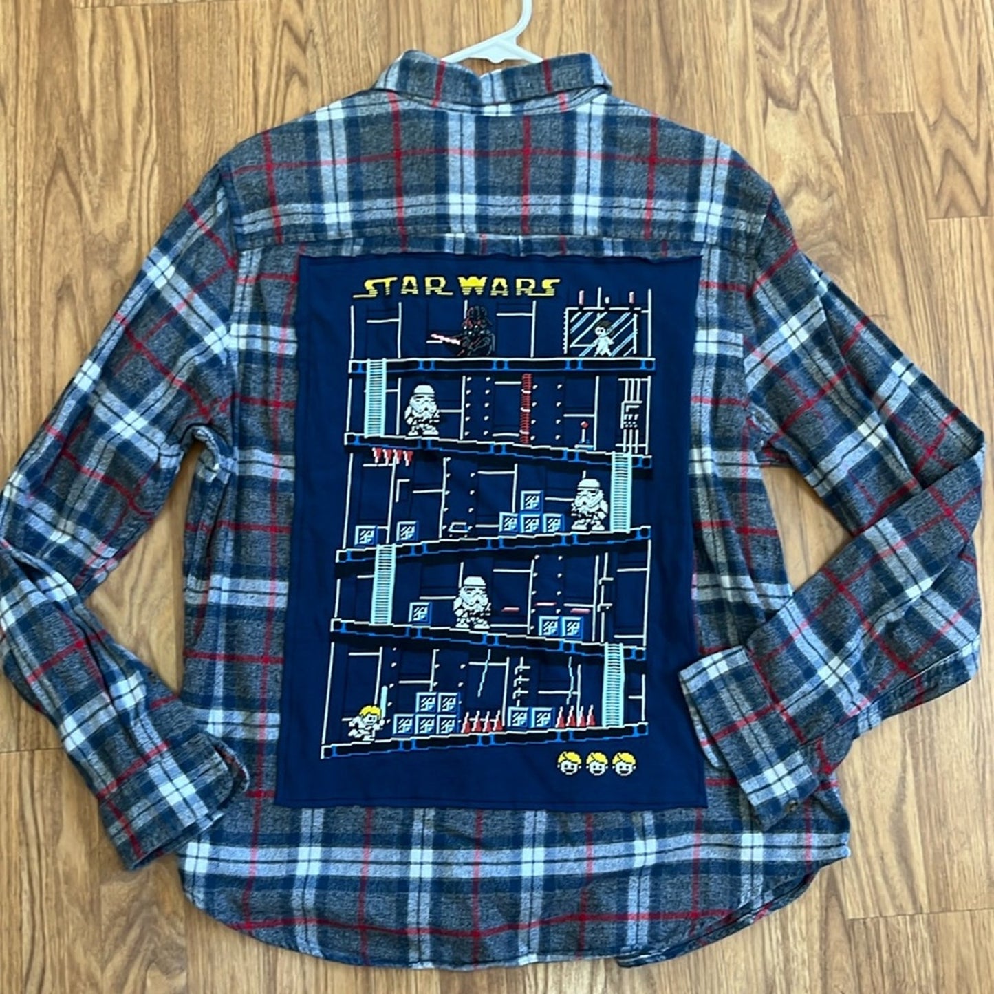 Star Wars Flannel Shirt unisex Size Large L