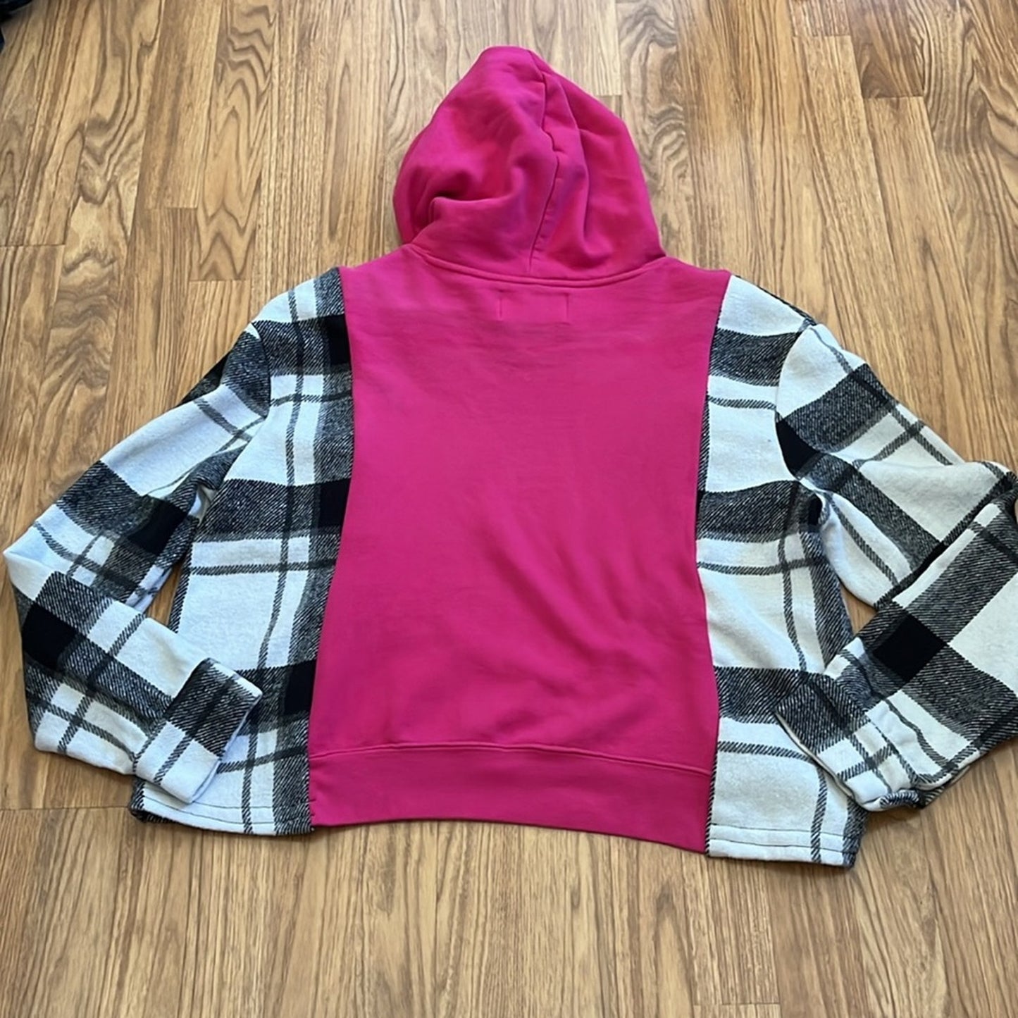 Calvin Klein Jeans Sweatshirt Flannel Shirt upcycled one size