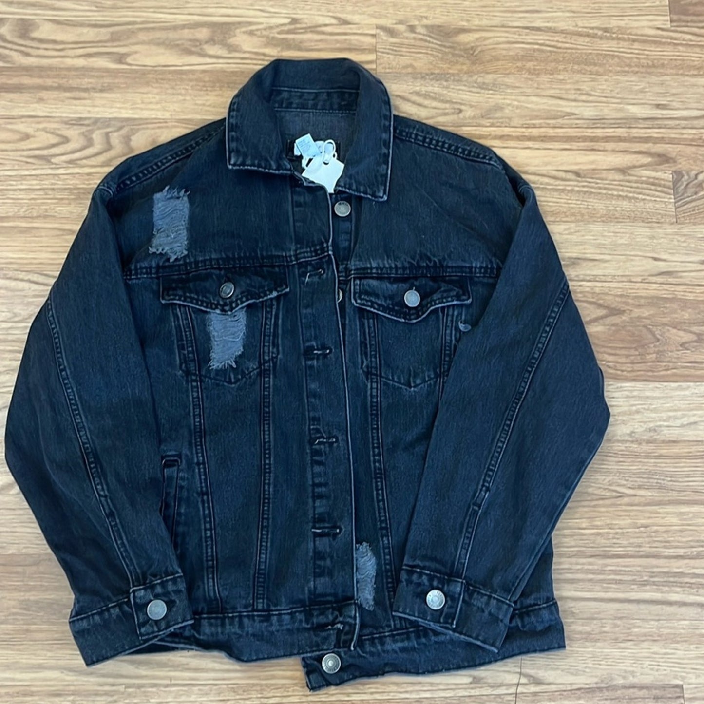 Nirvana Jean Jacket Distressed size x-small XS