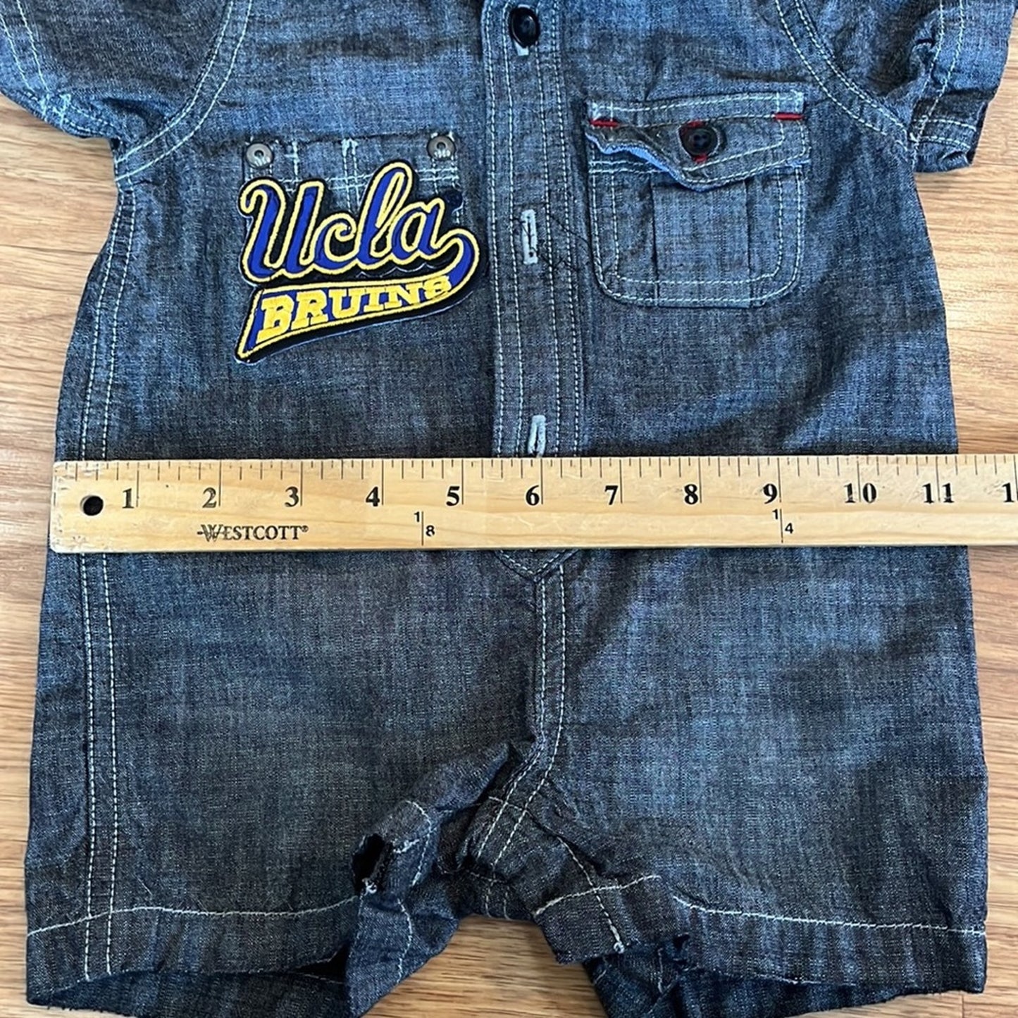 UCLA Bruins One Piece Baby Gap Upcycled one of a kind Size 3-6 M