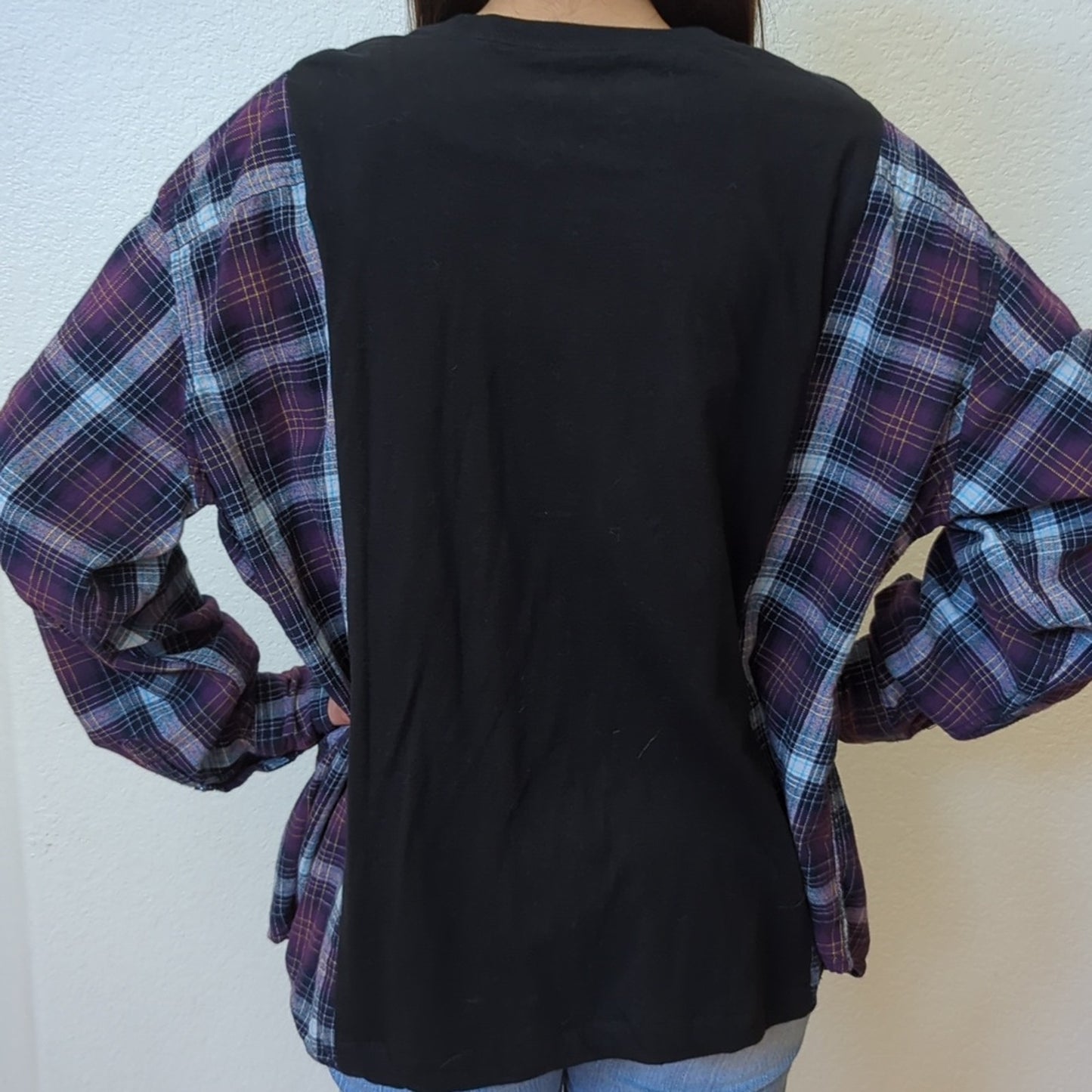 LA Lakers 2020 Champions Upcycled Flannel Shirt One of a kind reworked unisex