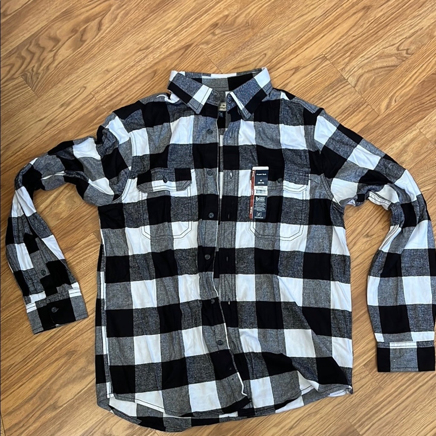 Badies Its Good to be Bad Upcycled Flannel Shirt Unisex Size Medium M