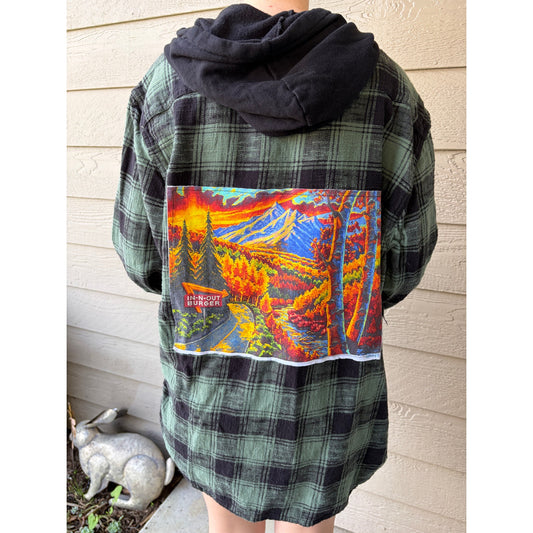 In n Out Upcycled Flannel