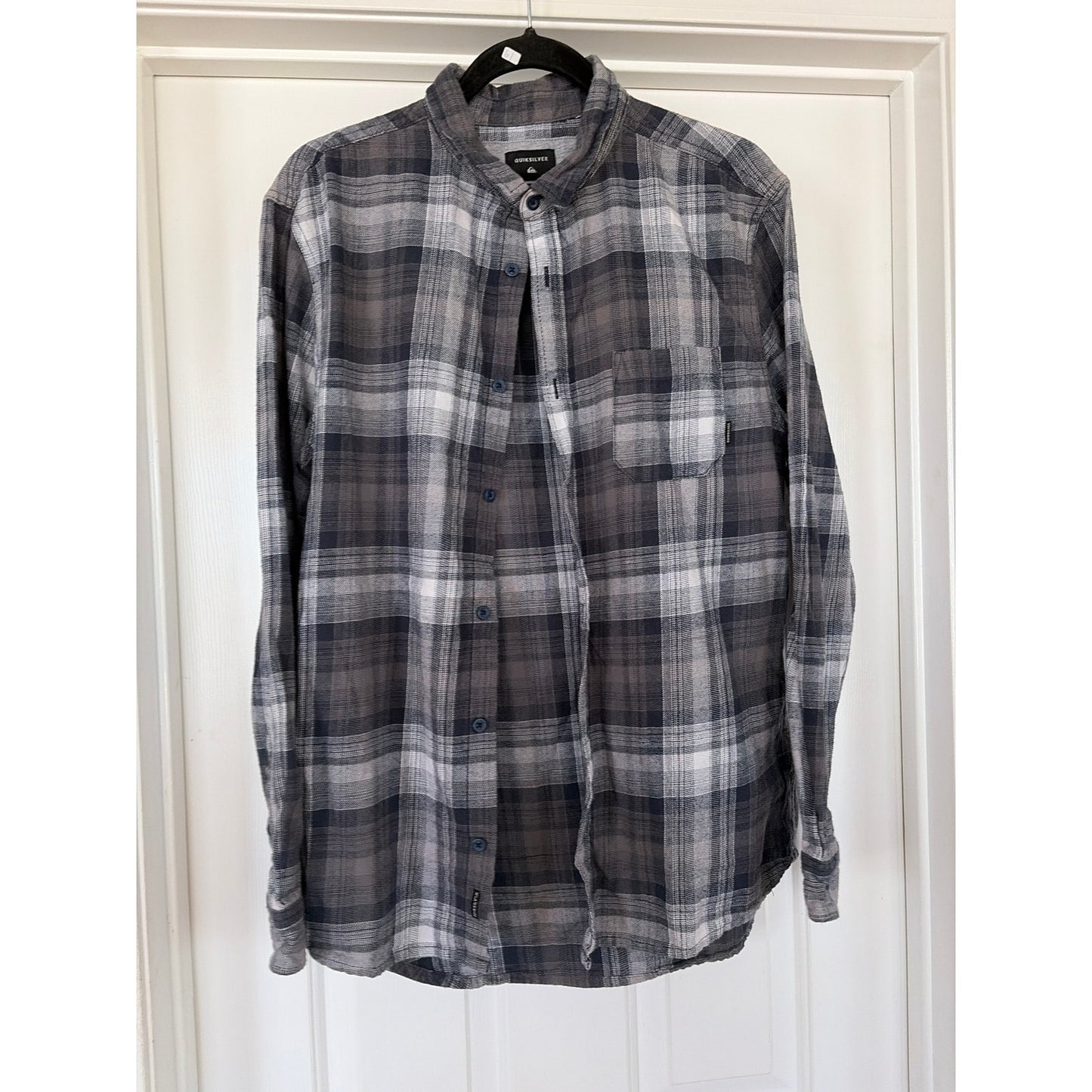 David Bowie Upcycled Flannel Shirt Unisex Large L Handmade