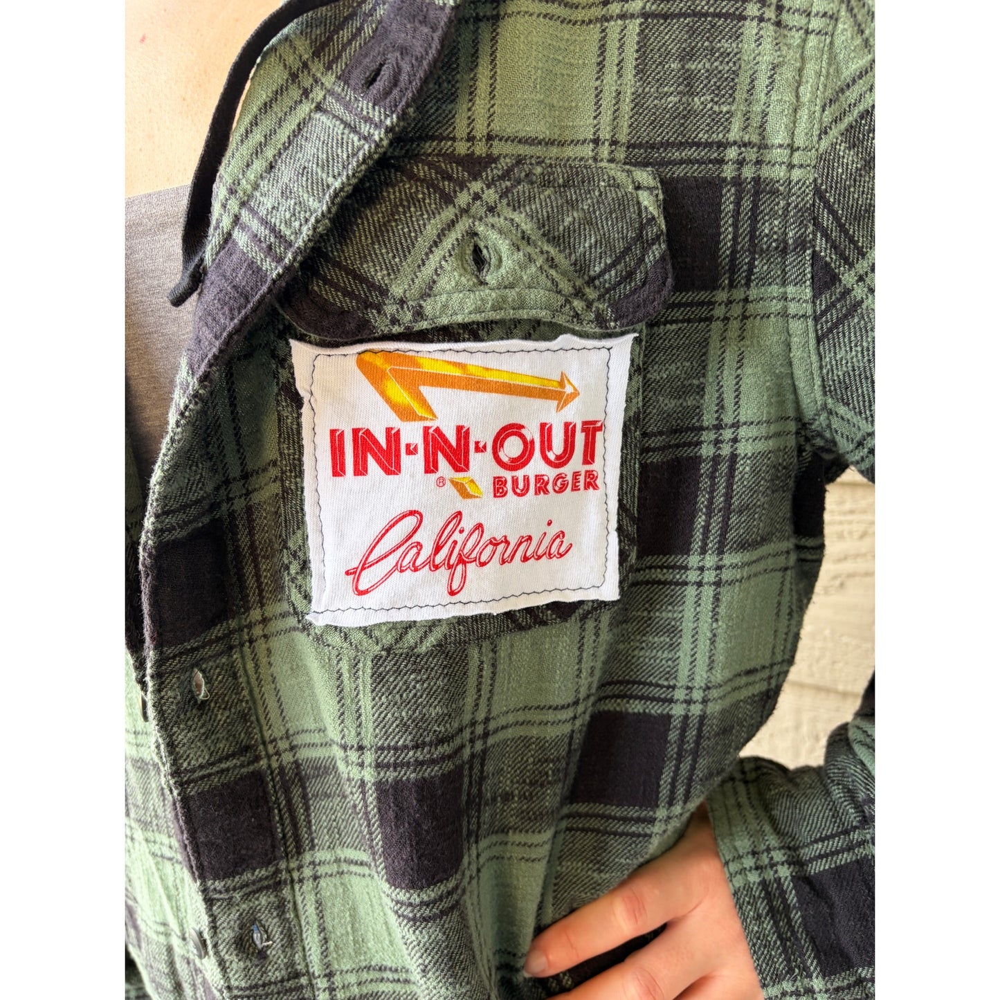 In n Out Upcycled Flannel