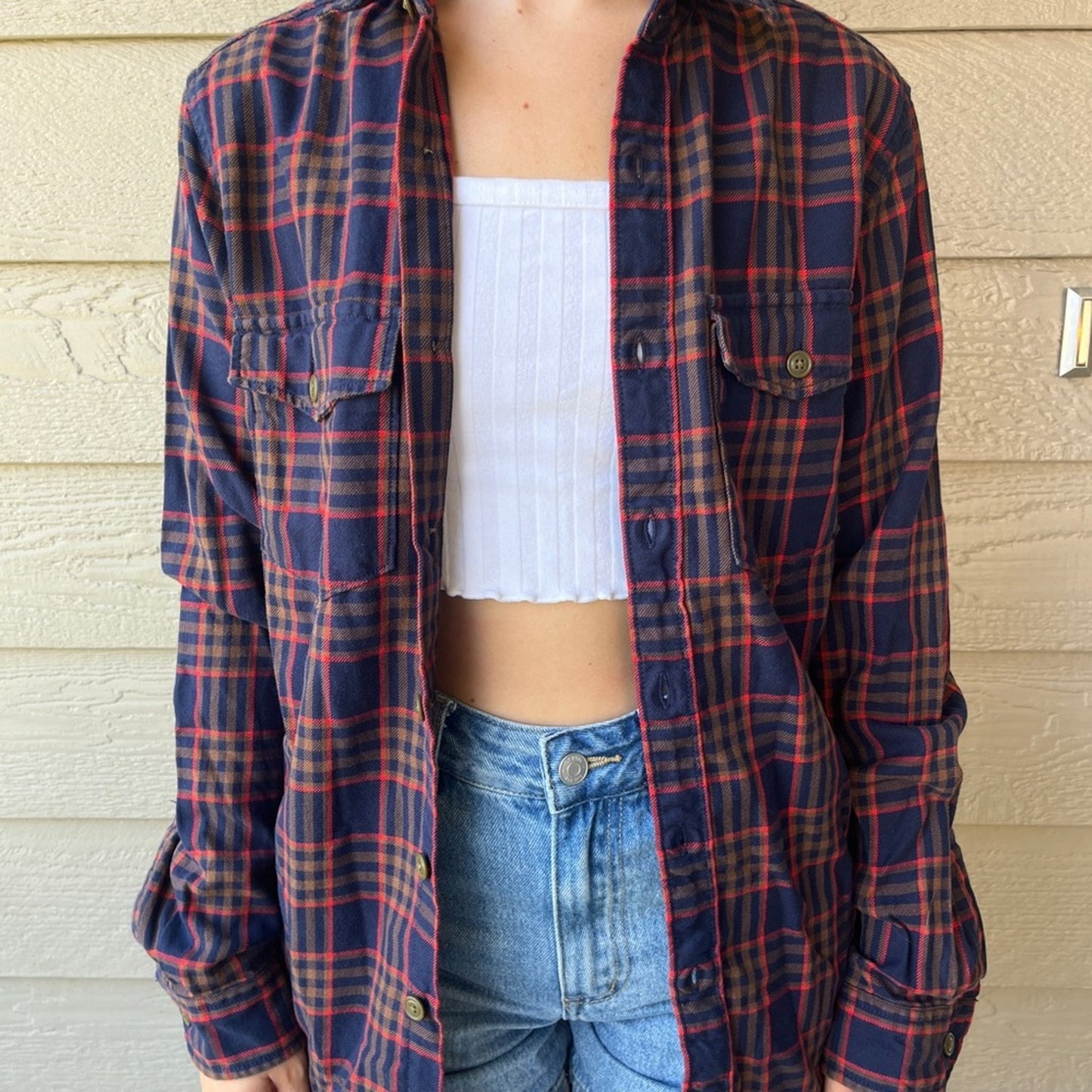 Elvis Presley Upcycled Flannel Shirt Handmade Unisex Size XS X-Small