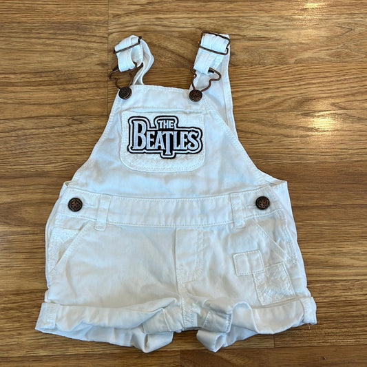 Oshkosh The Beatles upcycled reworked denim jean Overalls Size 3 M