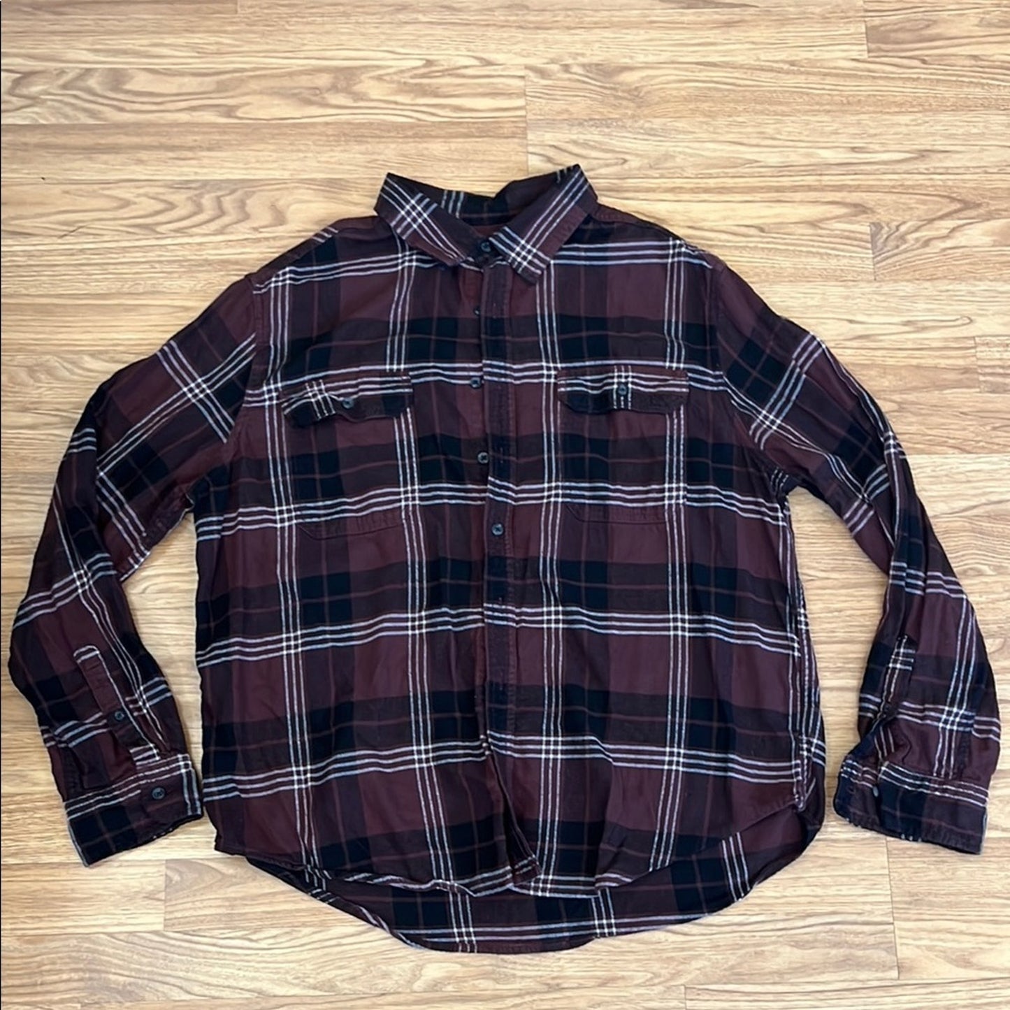 Notorious BIG B.I.G. Upcycled Flannel Shirt Unisex Size XXl  2XL