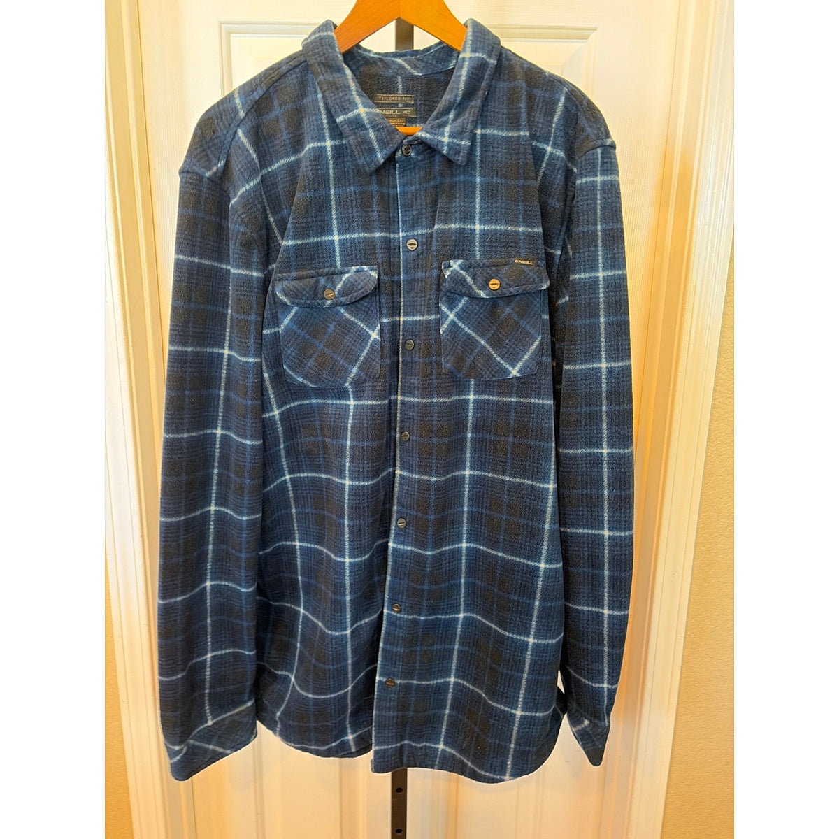 Mickey Happy Kanukkah Upcycled Fleece Shirt Unisex XXL