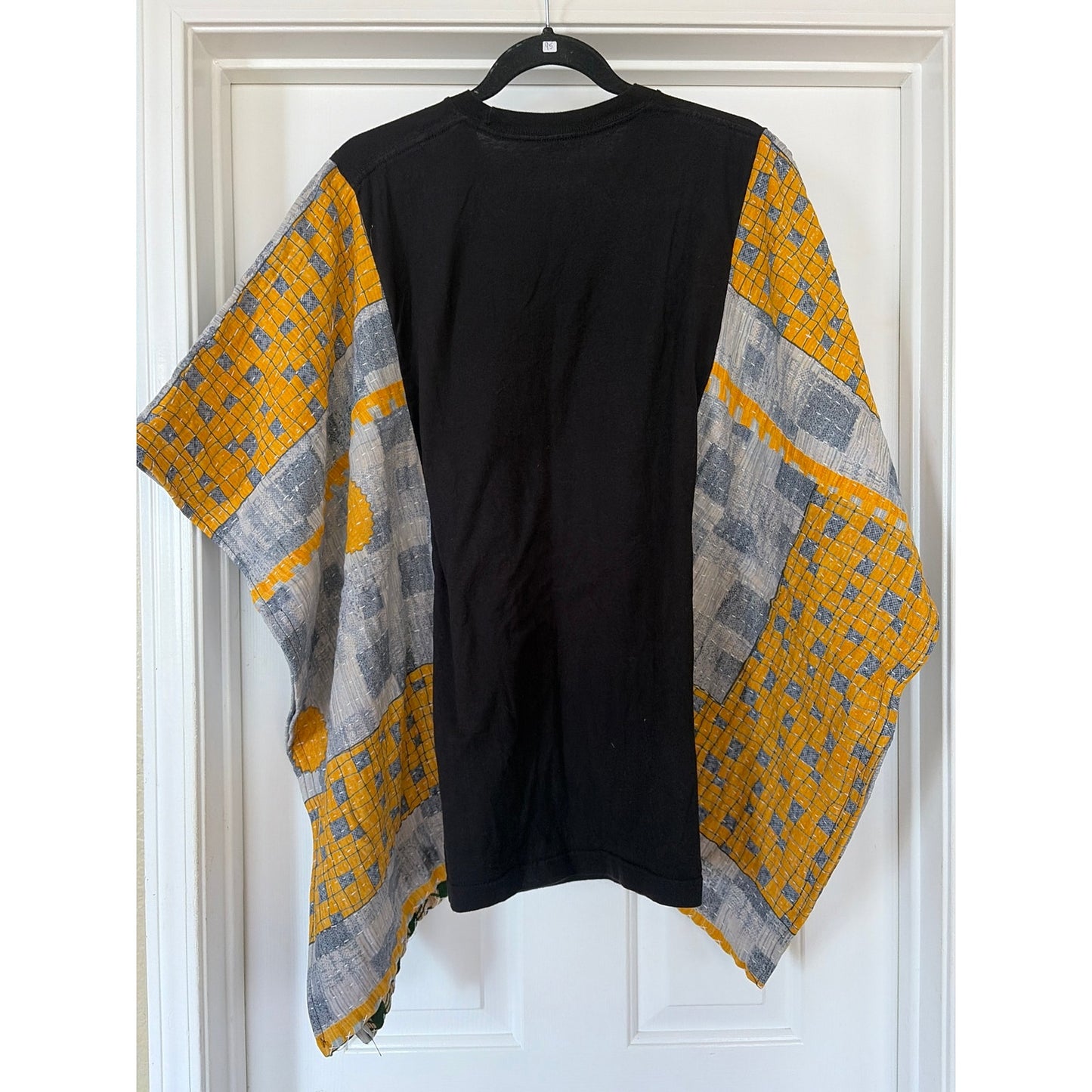 Jungblud Upcycled Kantha Tunic Top Shirt OS Handmade Boho