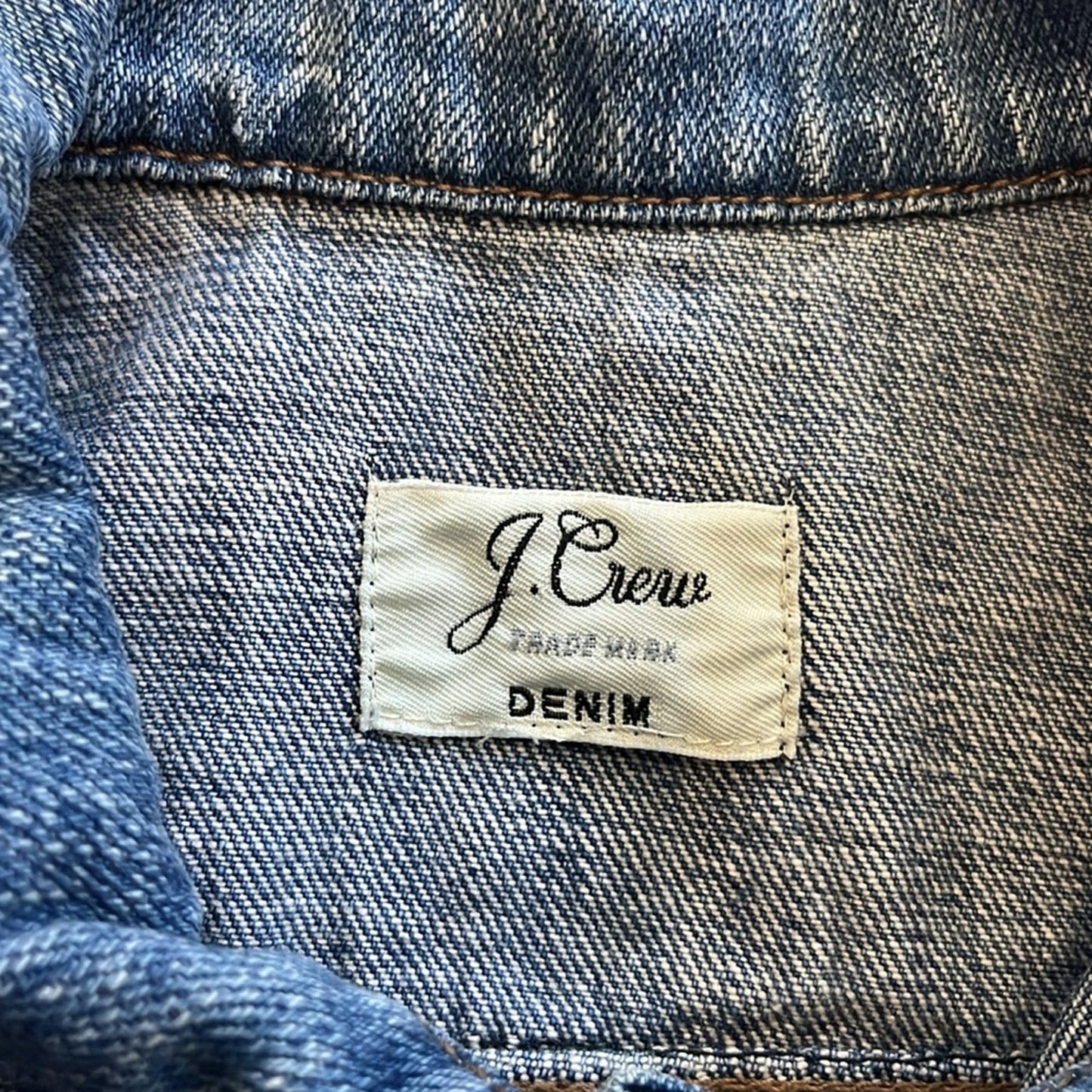 LA Rams House NFL Football Jean Jacket Denim upcycled Xsmall XS