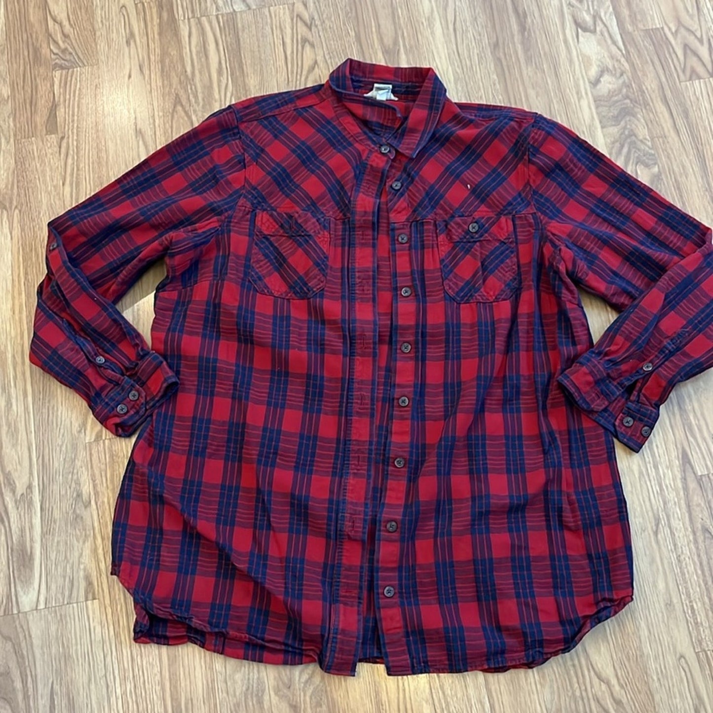 Angels Baseball MLB Flannel Shirt upcycled unisex size XXL