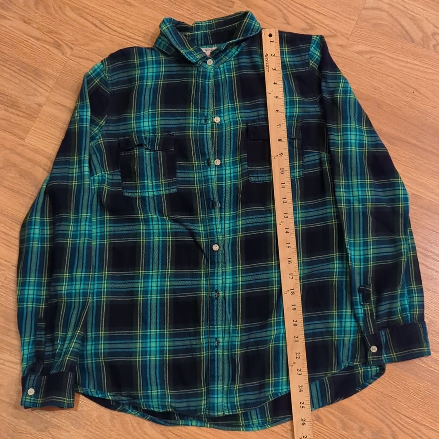 Rick and Morty Flannel Shirt upcycled one of a kind unisex Medium