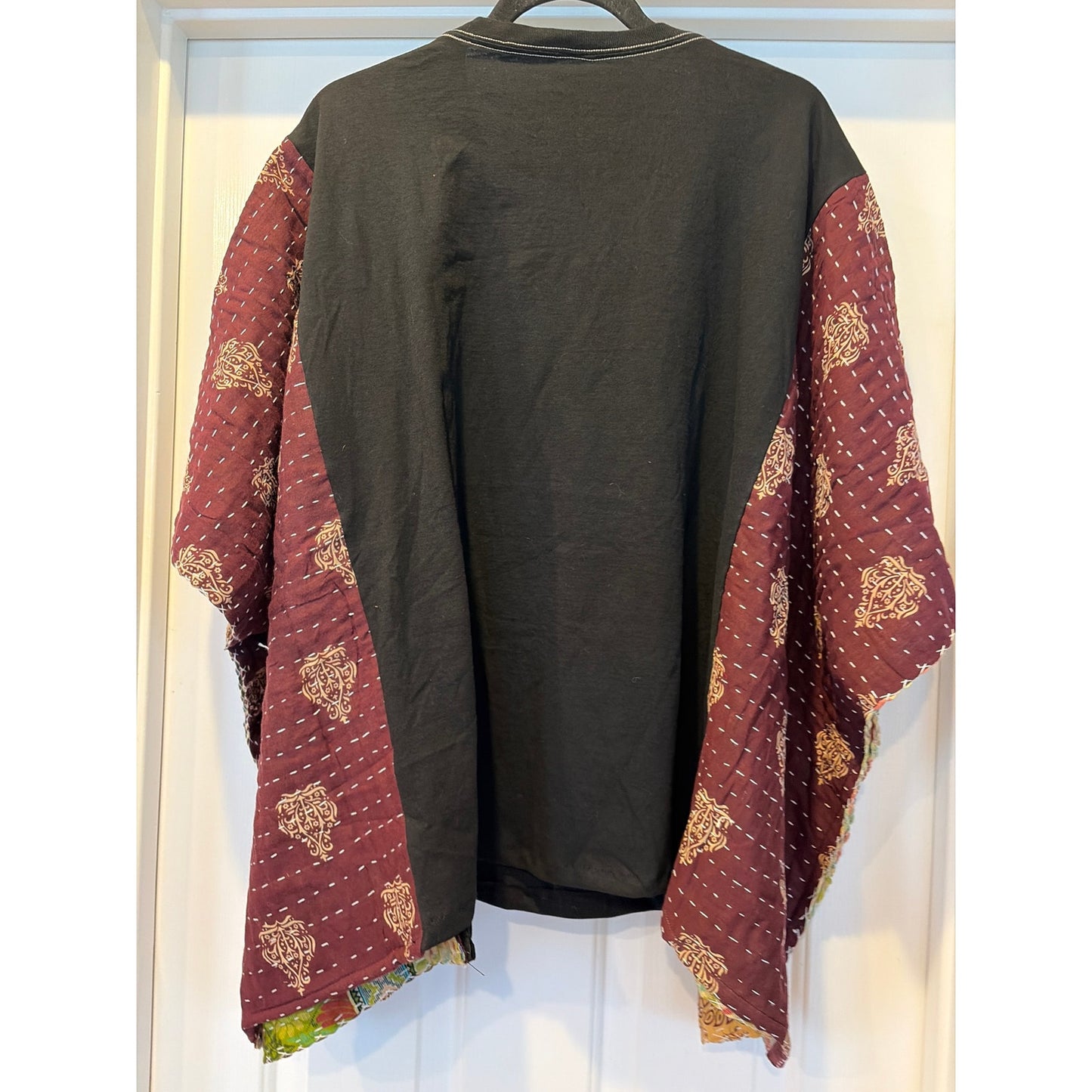 Notorious BIG Upcycled Kantha Tunic Top Shirt OS Handmade Boho