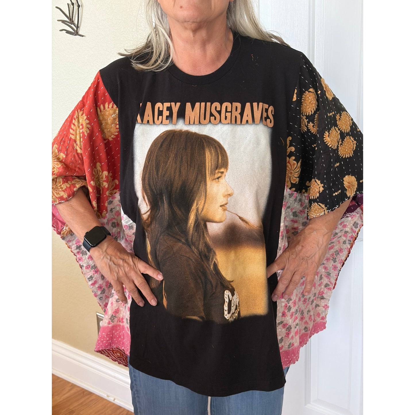 Kacey Musgraves Upcycled Kantha Tunic Top Shirt OS Handmade