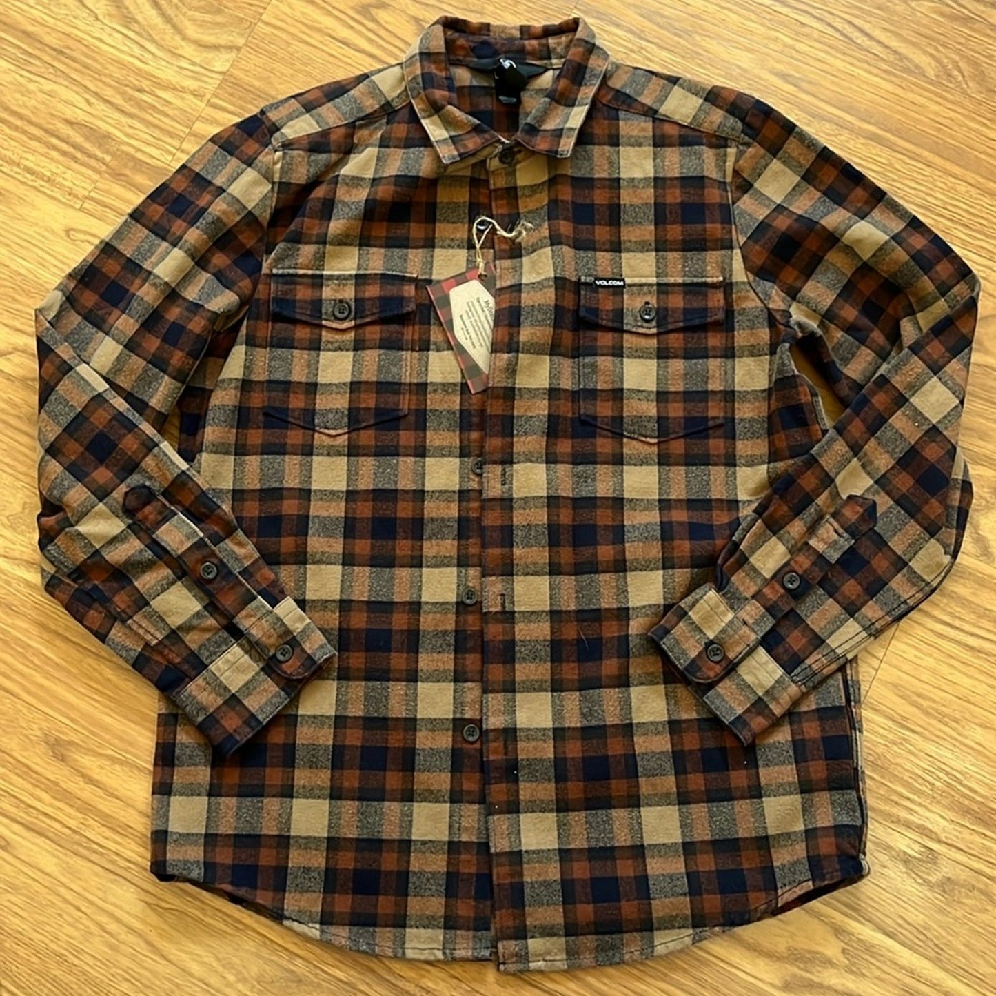 Star Wars Halloween Volcom Flannel Shirt upcycled size 12Y