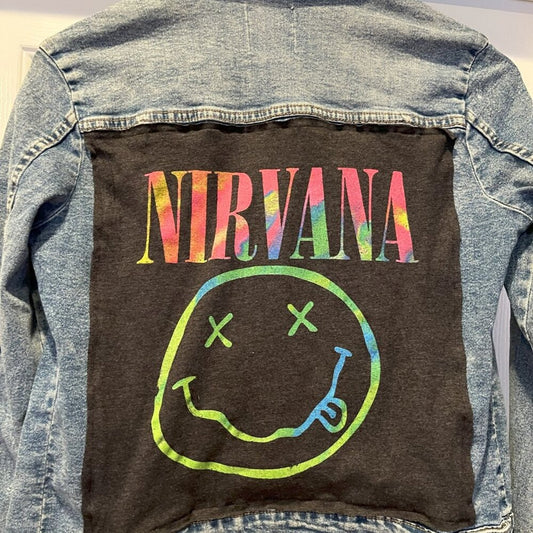 Nirvana Jean Jacket Size Small S