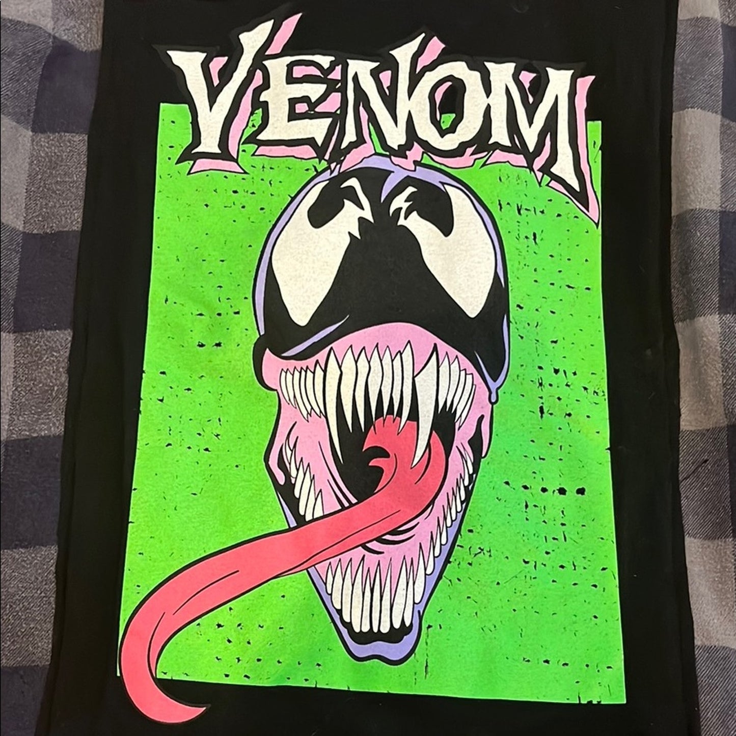 Venom Upcycled Flannel Shirt  /  Jackets size XL X-large
