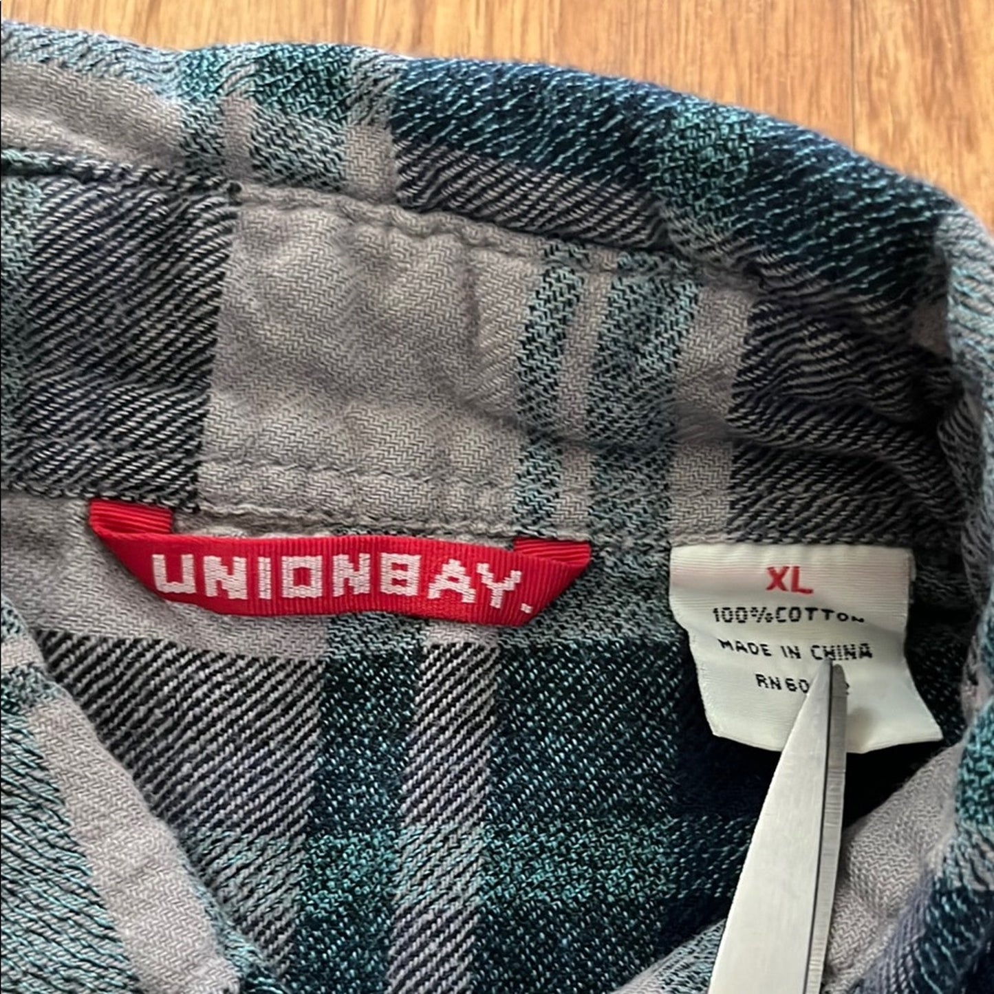 Ice Cube Flannel Shirt upcycled unisex Size XL