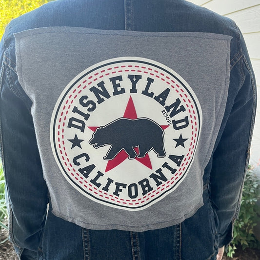 Disneyland California Jean Jacket Large L