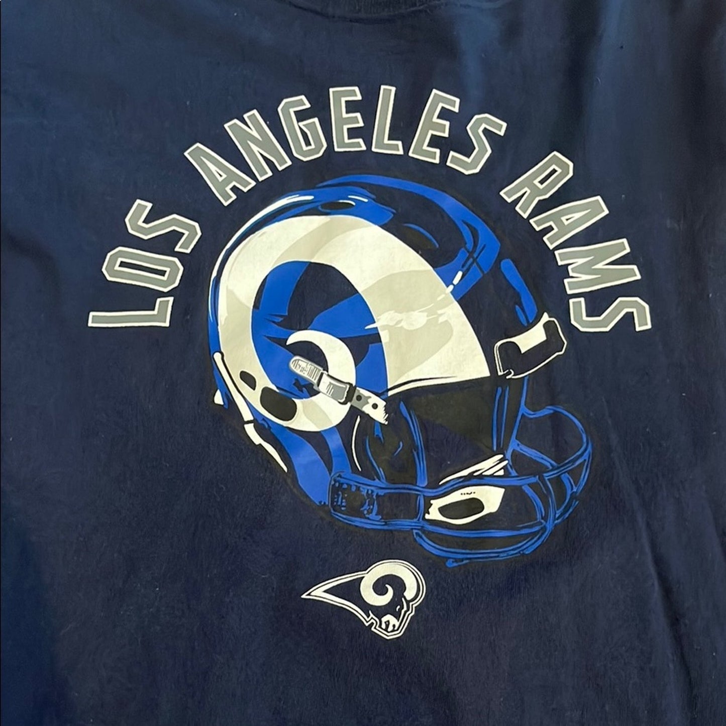 Los Angeles Rams LA Flannel Shirt / Sweatshirt upcycled unisex one size