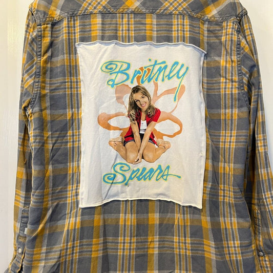 Britney Spears Flannel Shirt unisex Large L