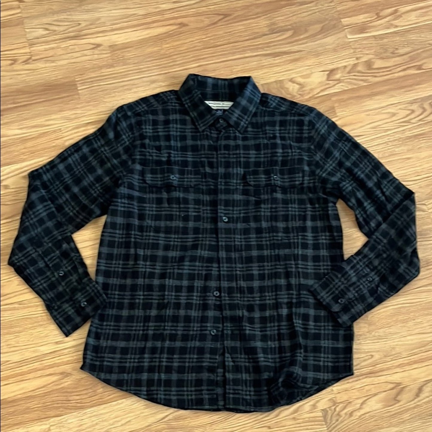 Bob Marley Flannel Shirt upcycled unisex Size Medium M