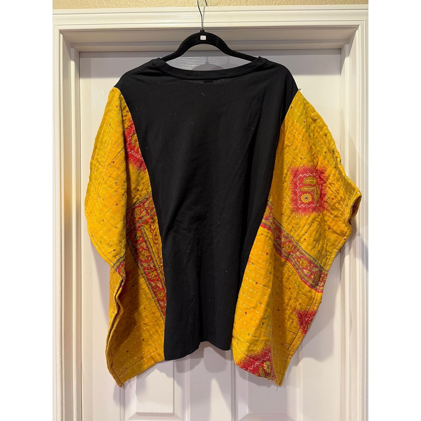 Wu-Tang Upcycled Kantha Tunic Top Shirt OS Handmade Boho