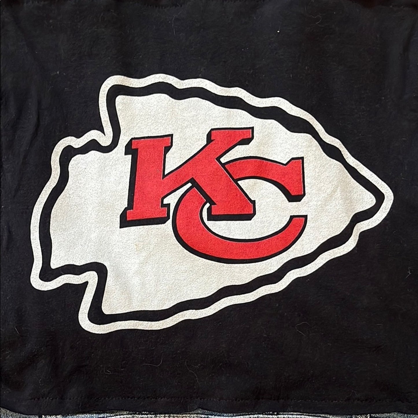 Kansas City Chiefs Jean Jackets upcycledone of a kind size 4