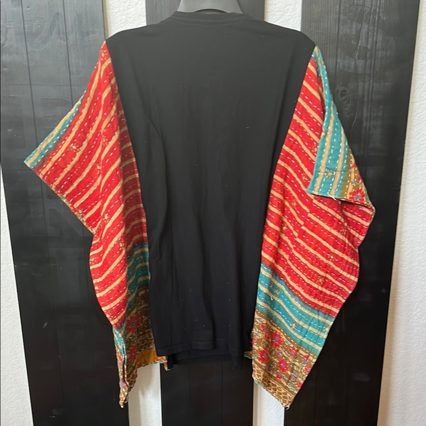Iron Maiden Upcycles Kantha Tunic Top Shirt OS Handmade