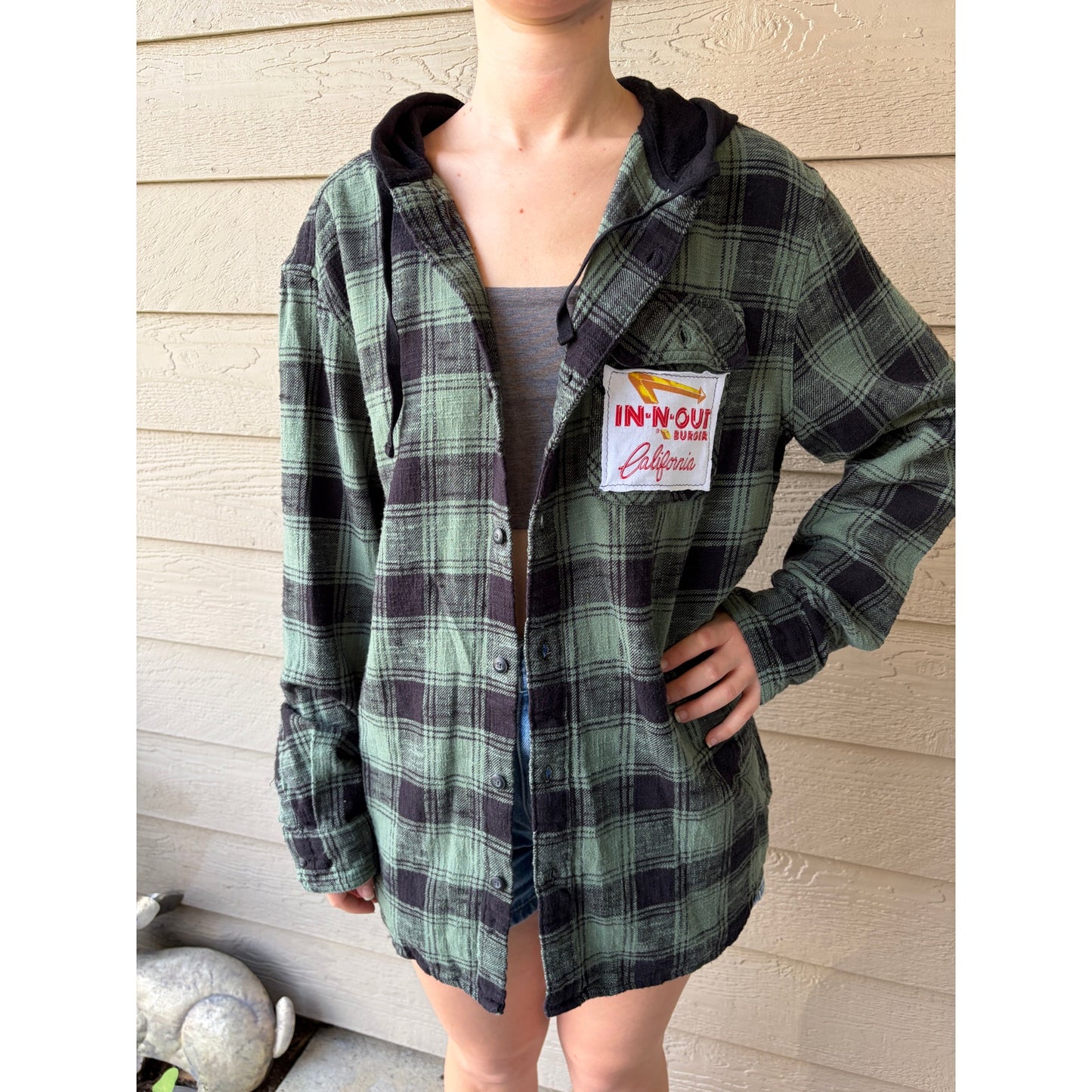 In n Out Upcycled Flannel