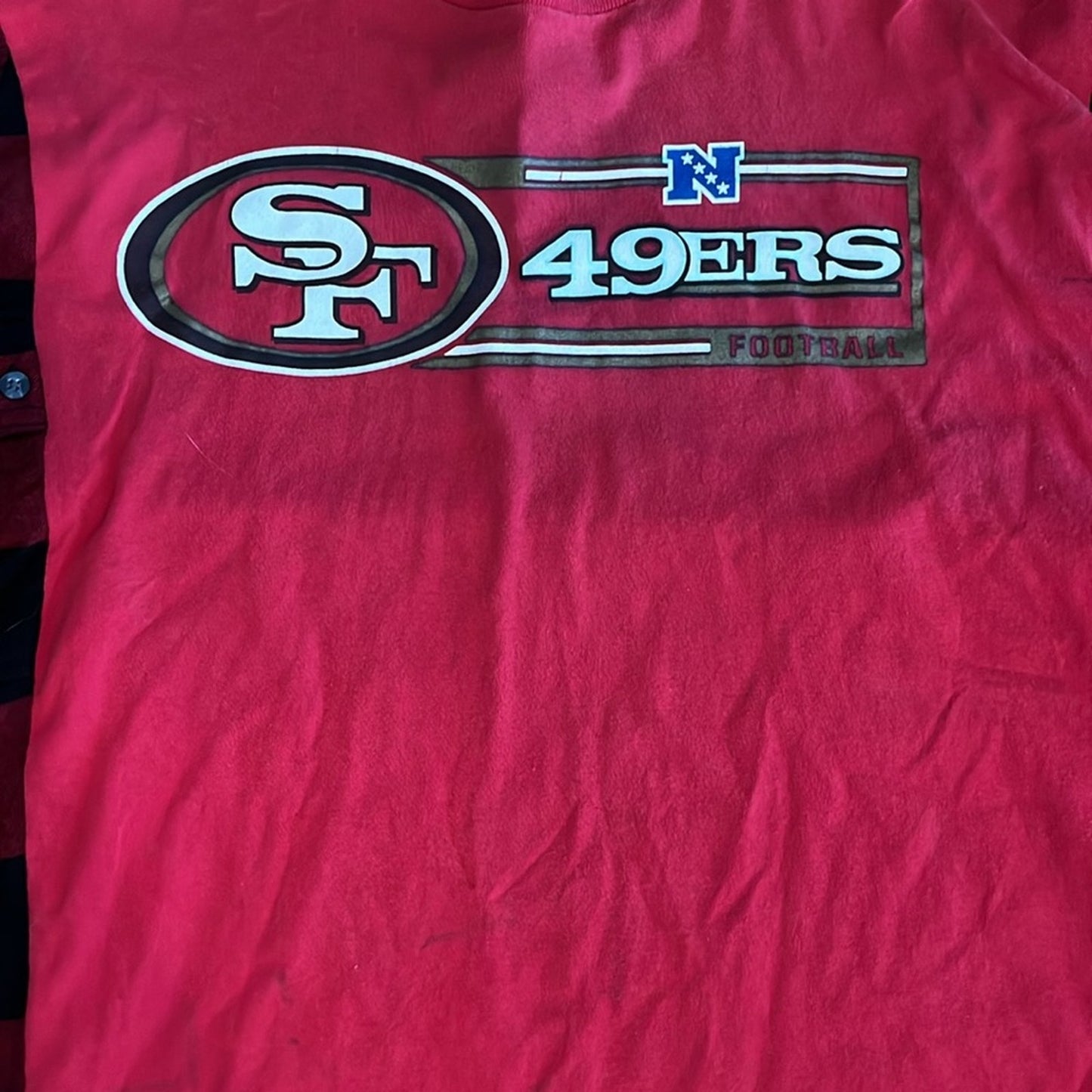 San Francisco 49ers NFL Football Flannel Shirt / Sweatshirt one size