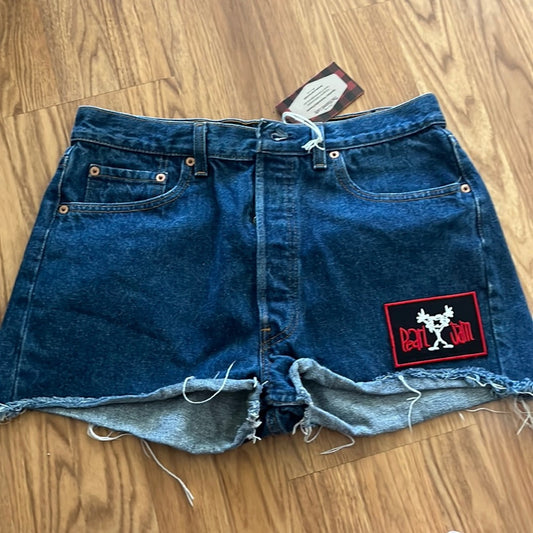 Pearl Jam 501  Levi’s Jean shorts denim shorts Size 34