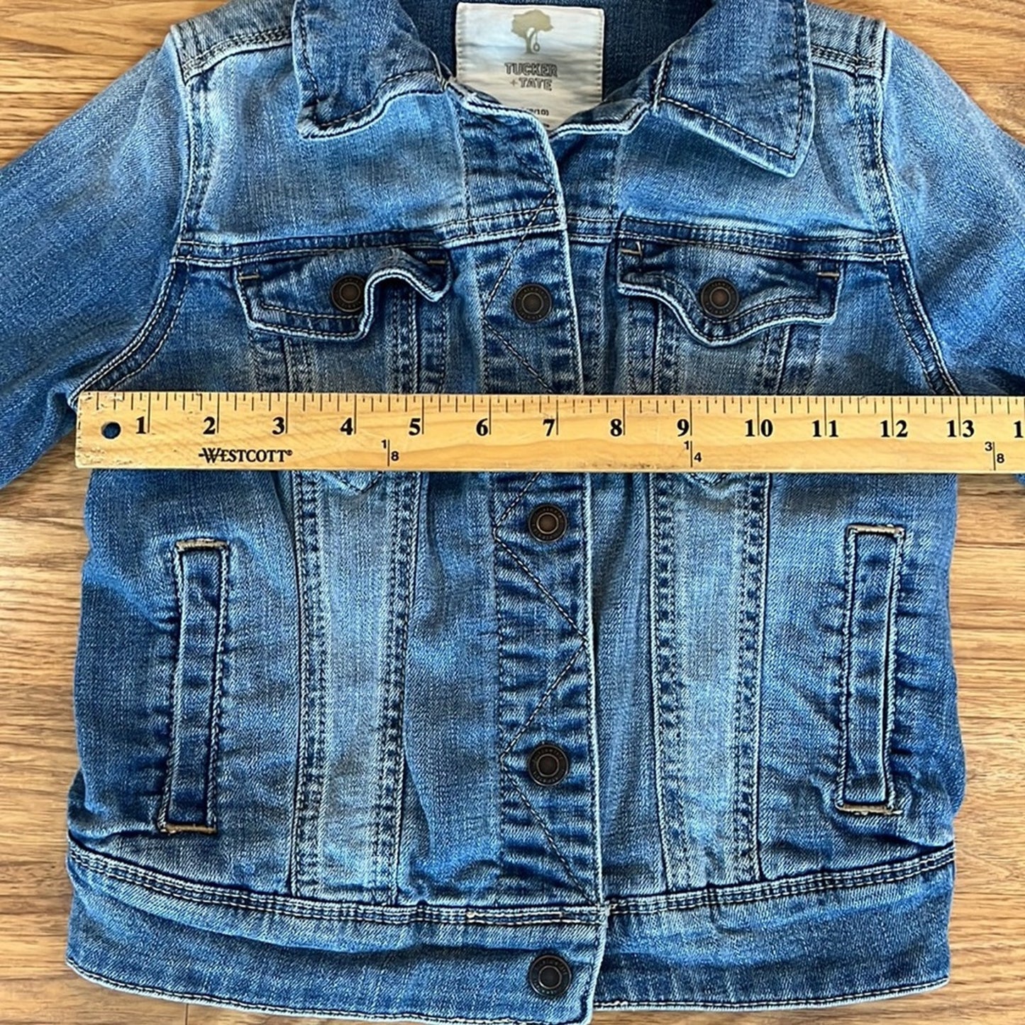 JoHnny Cash Jean Jacket denim upcycled reworked Size Medium