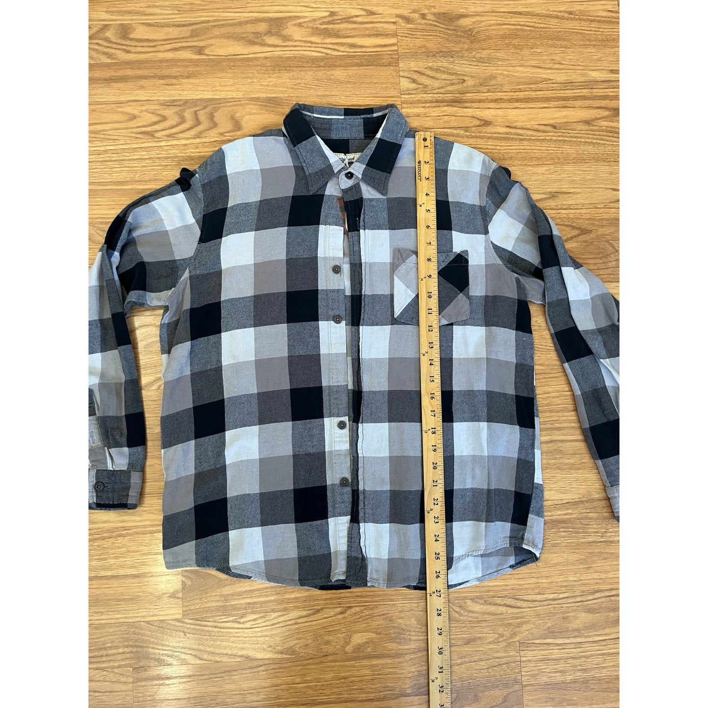 Batman Flannel Shirt upcycled one of a kind unisex Large