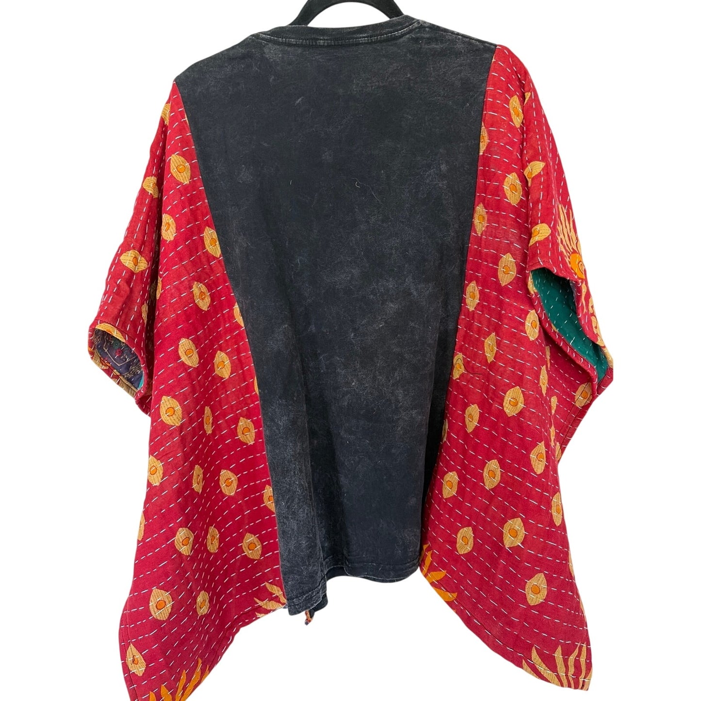 Morgan Wallen Upcycled Kantha Tunic Top Shirt OS Handmade Boho
