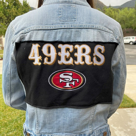 San Francisco 49ers Jean Jackets size 10