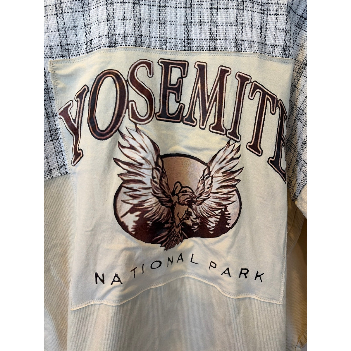 Upcycled Yosemite National Park  Shirt Size Large L