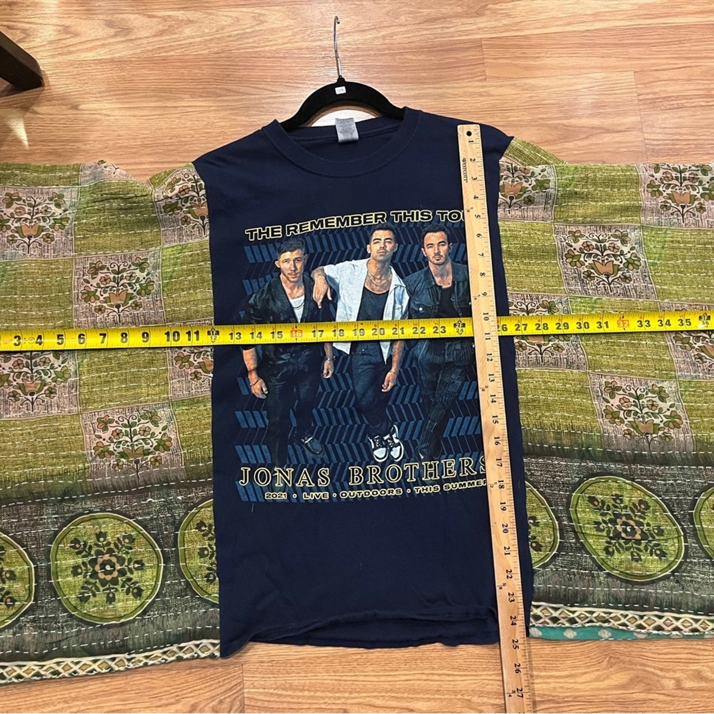 Jonas Brothers Upycled Kantha Tunice Top Shirt OS Handmade Boho