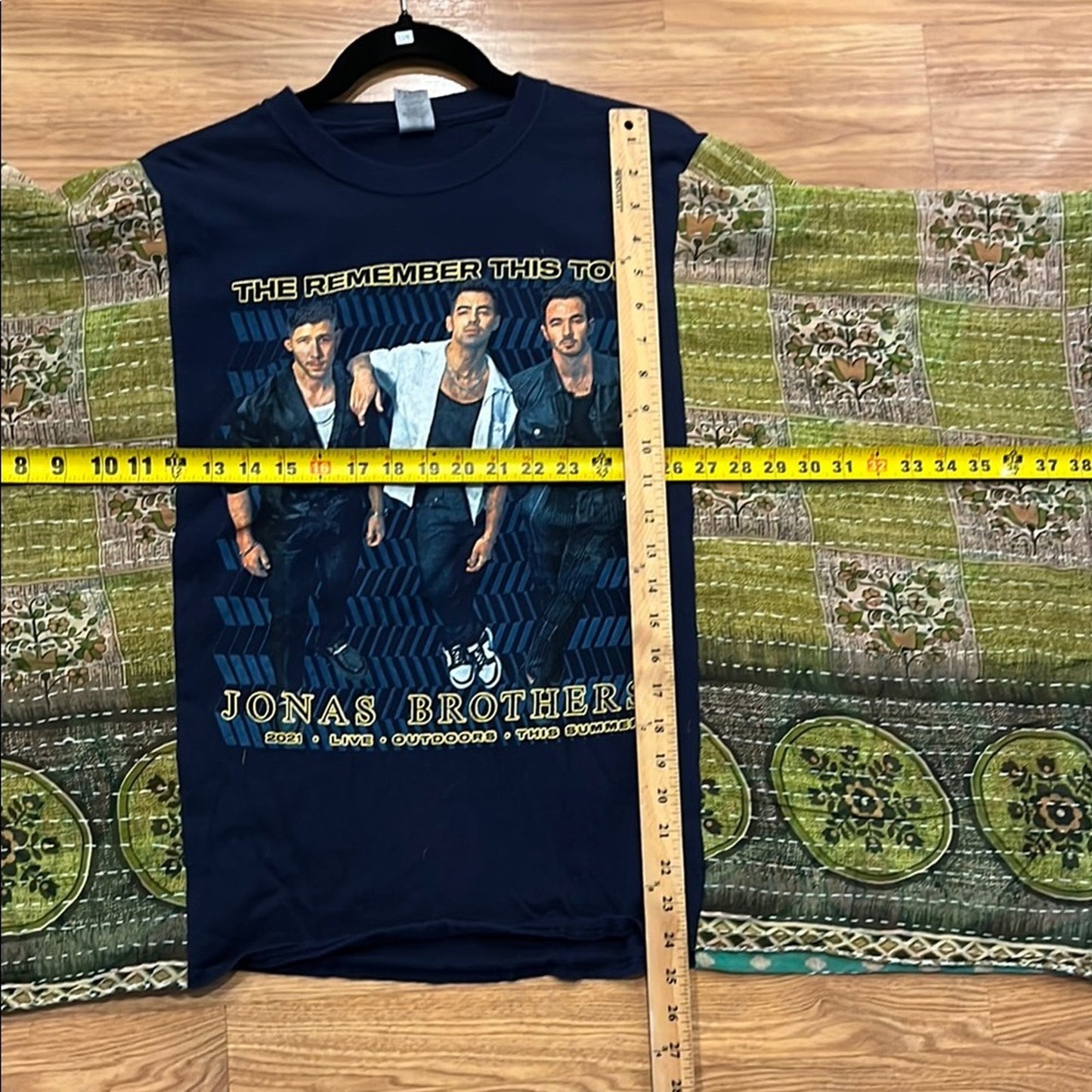 Jonas Brothers Upycled Kantha Tunice Top Shirt OS Handmade Boho