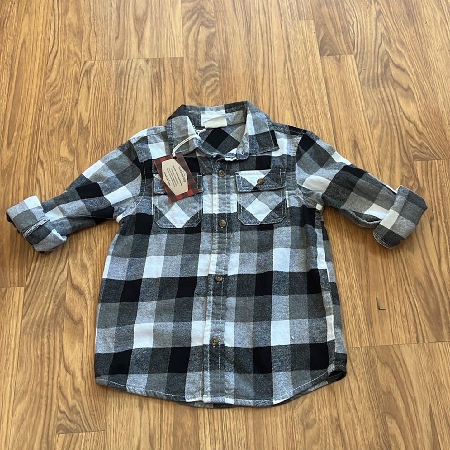 Halloween Pumpkin Flannel Shirt szie 5T unisex