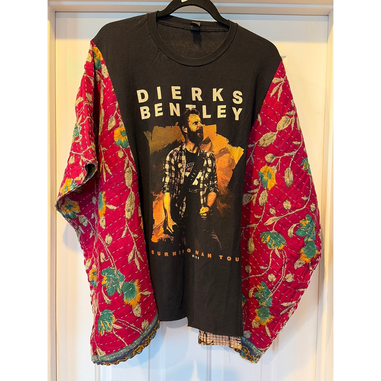 Dierks Bentley Upcycled Kantha Tunic Top Shirt OS Handmade Boho