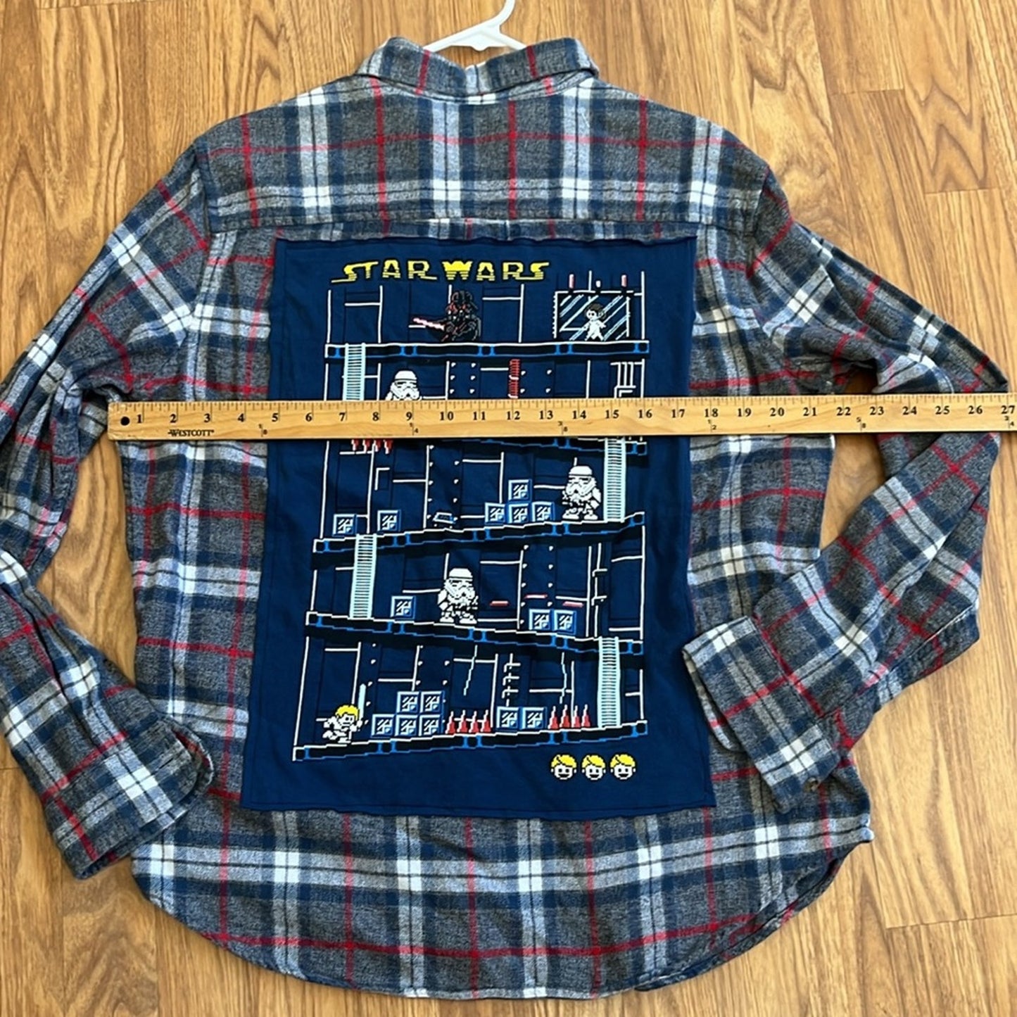 Star Wars Flannel Shirt unisex Size Large L