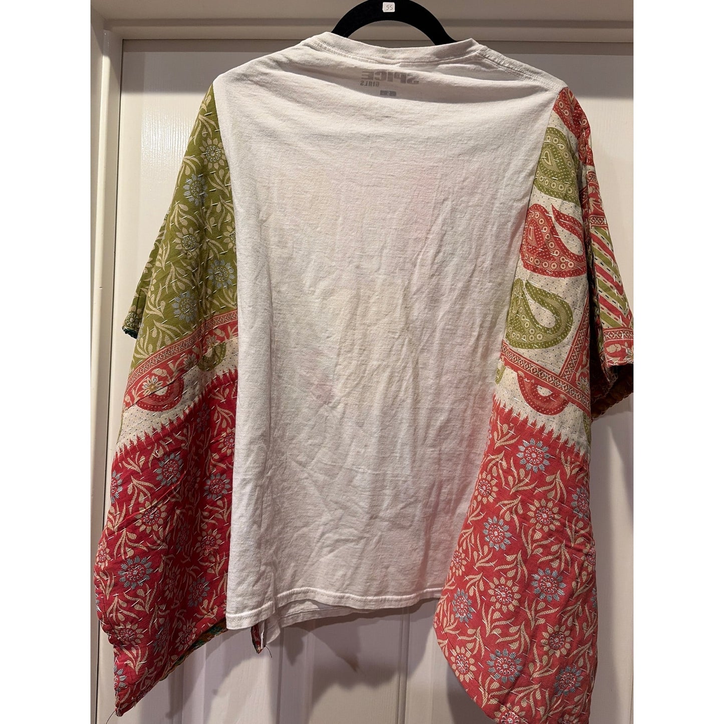 Spice Girls Upcycled Kantha Tunic Top Shirt OS Handmade Boho