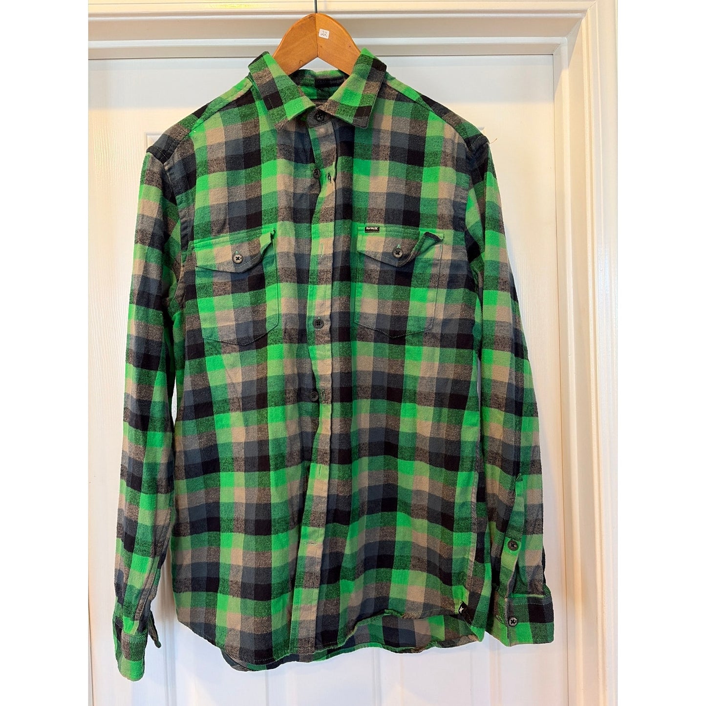 The Matrix Upcycled Flannel Shirt Unisex Size Medium M