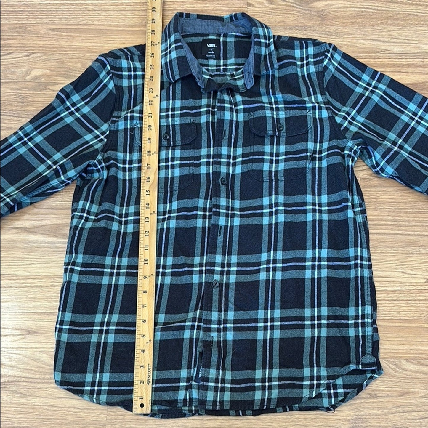 Harry Styles upcycled Flannel Shirt Unisex Size Medium M