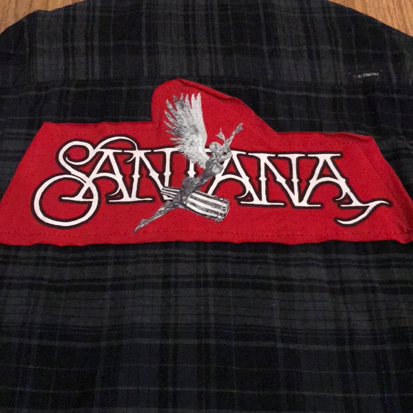 Carlos Santana Upcycled Element shirt  Size Medium